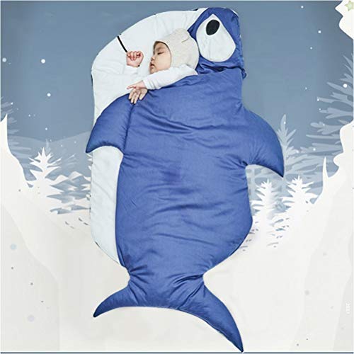 The Tickle Toe Baby Sleeping Bag for Newborns Boys Girls | Soft Cotton Infant Sleep Sack | Portable Cozy Wrap for Crib Stroller Travel | Breathable Baby Bedding Blanket (Blue) - Image 4