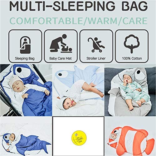 The Tickle Toe Baby Sleeping Bag for Newborns Boys Girls | Soft Cotton Infant Sleep Sack | Portable Cozy Wrap for Crib Stroller Travel | Breathable Baby Bedding Blanket (Blue) - Image 5