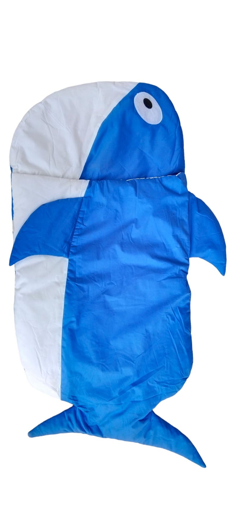 The Tickle Toe Baby Sleeping Bag for Newborns Boys Girls | Soft Cotton Infant Sleep Sack | Portable Cozy Wrap for Crib Stroller Travel | Breathable Baby Bedding Blanket (Blue) - Image 3