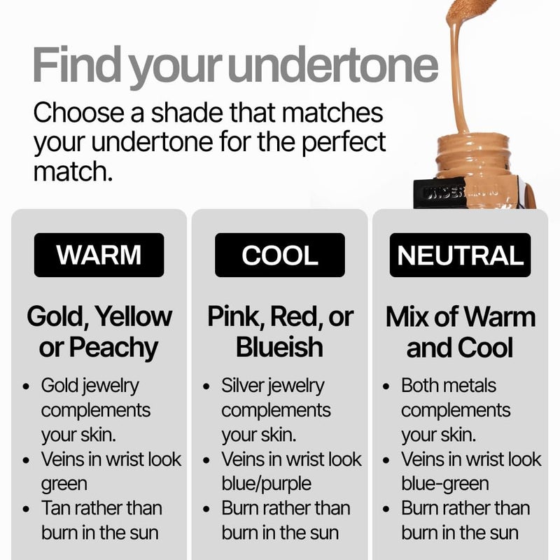 HIDE Liquid Concealer, Medium to Full Coverage Concealer for Blemishes, Under Eye Dark Circles & Scars, Oil Free Concealer, Porcelain (See Shade Finder), 0.5 fl oz - Image 3