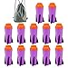 Ruibytree Mega Missile Refill for Nerf NStrike Elite Series 12 Packs Compatible Darts Mega Missile Refill Bullets Foam Rockets for Nerf Party Purple - Image 3