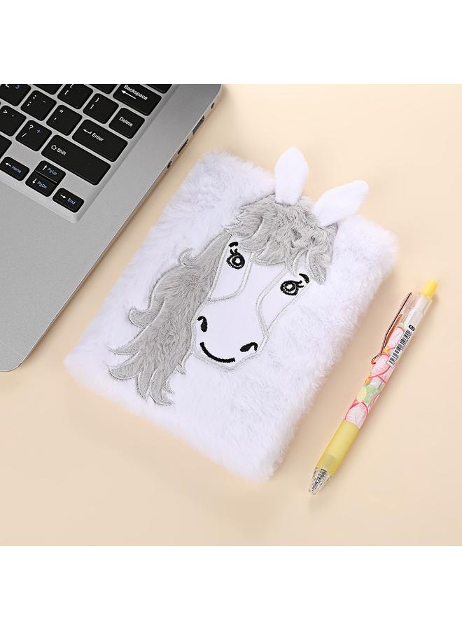 Bluejw New Plush Cartoon Notebook With High Color Value Embroidered Hand Book For Friends And Students - Image 1
