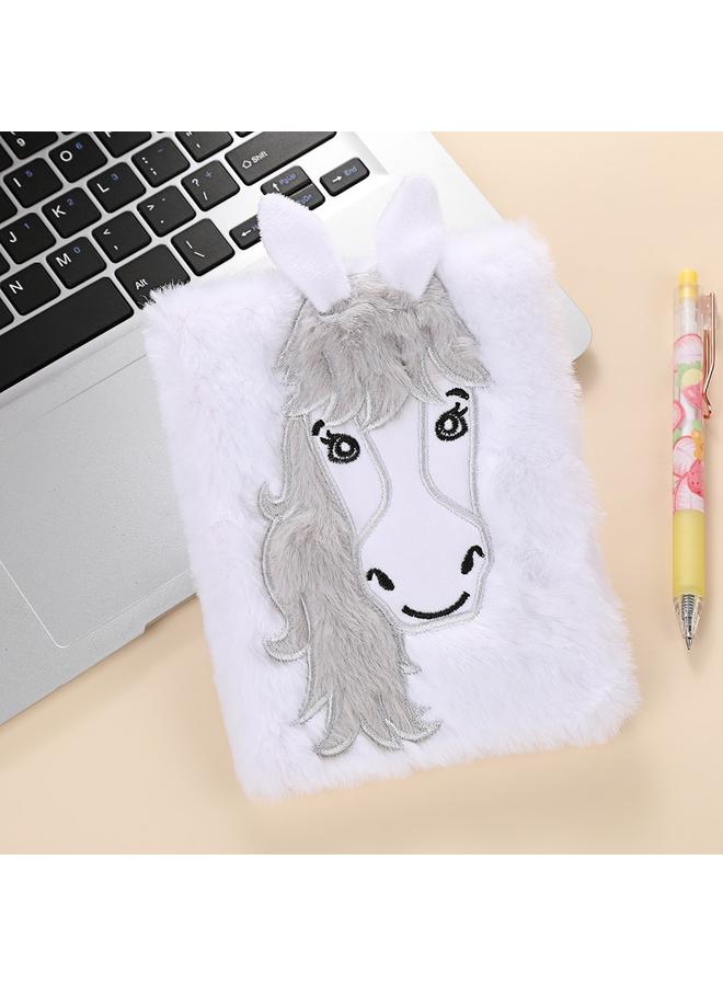 Bluejw New Plush Cartoon Notebook With High Color Value Embroidered Hand Book For Friends And Students - Image 4