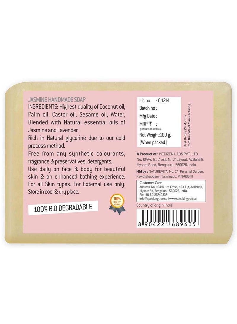 Speaking Tree Speaking Tree Sensuous Jasmine Handmade Soap Pack of 3  - Image 3