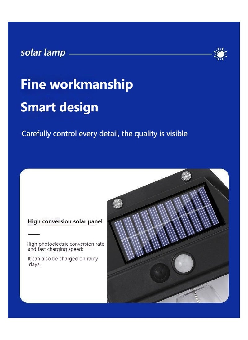 ARNOTEC - Retro Solar Wall Lamp Fence Lamp Motion Sensor Tungsten Filament Courtyard Lamp - Image 1
