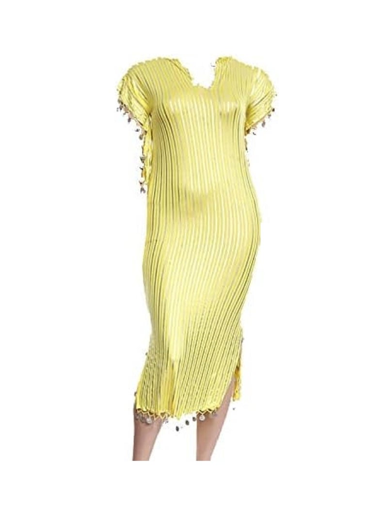 جلابيات رقص شرقي نانسي بدلة رقص من الليكرا - Image 1