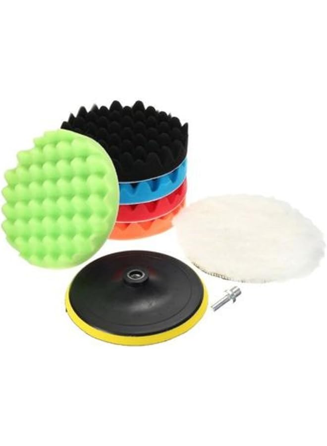 إيروريكس مجموعة وسادات تلميع إسفنجية مركبة لتلميع السيارات وسادات تلميع لتلميع السيارات وصنفرة وتشميع وقطع 7 - Image 1