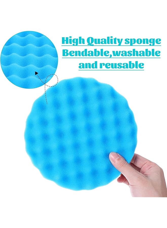 إيروريكس مجموعة وسادات تلميع إسفنجية مركبة لتلميع السيارات وسادات تلميع لتلميع السيارات وصنفرة وتشميع وقطع 7 - Image 3