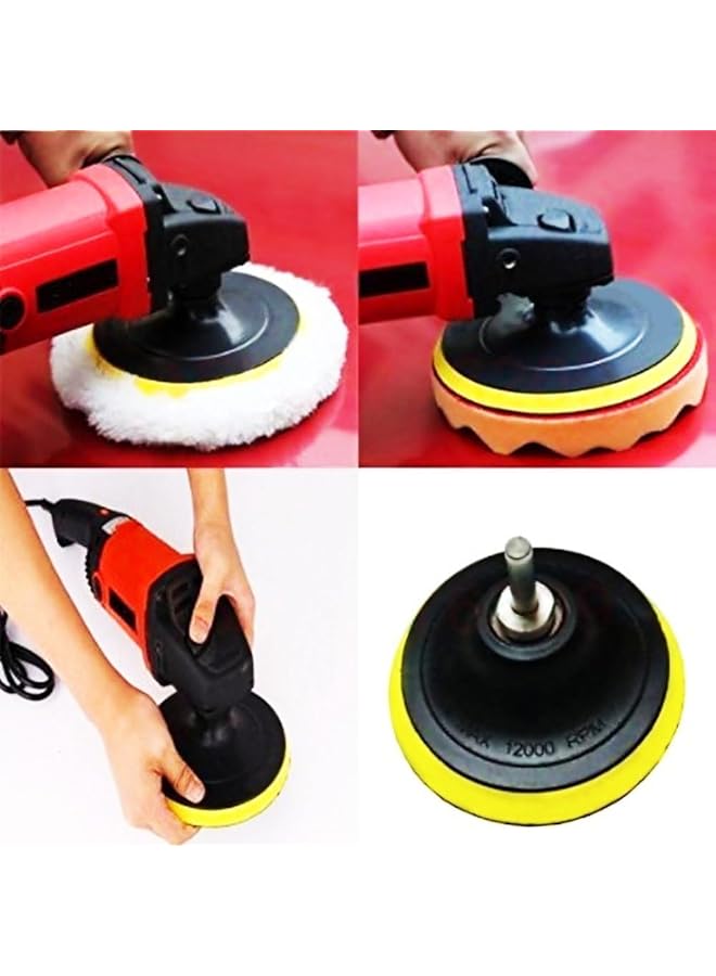 إيروريكس مجموعة وسادات تلميع إسفنجية مركبة لتلميع السيارات وسادات تلميع لتلميع السيارات وصنفرة وتشميع وقطع 7 - Image 5