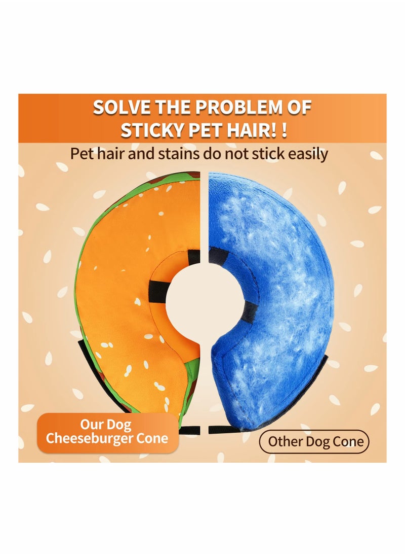 SYOSI - Protective Inflatable Dog Recovery Cone Collar for Smal Medium Large Dog, Soft E-Collar Dog Donut Cone Alternative After Surgery for Dogs Cats - Prevent from Licking Biting Wound (Small) - Image 1