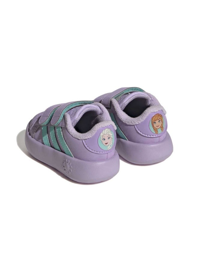 Adidas Grand Court Frozen Cf I Purple Sportswear Shoes For Infant 3K  - Image 5