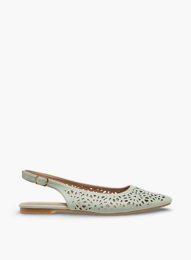Flora Bella Women Laser Cut Shoes
