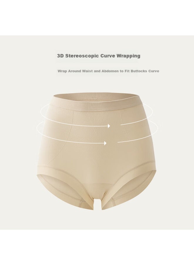 Youngyell Women's Underwear, High-waisted, Plus Size, Modal Antibacterial Seamless, Slightly Tummy Control Lifting, Maternity Panties For Women, 3 Pack - Image 5