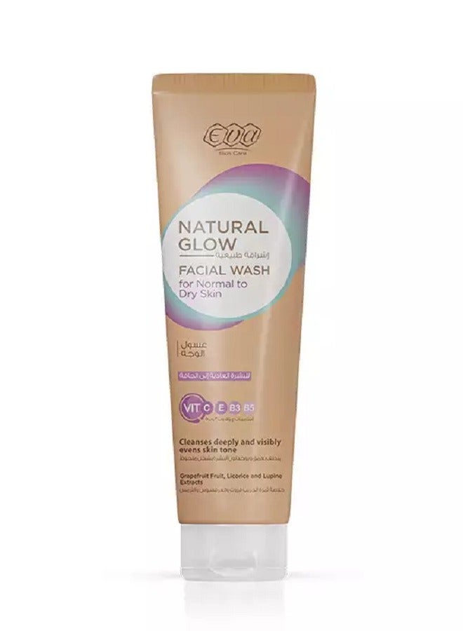 إيفا غسول الوجه للبشرة العادية الى الجافة بفيامينات متعددة