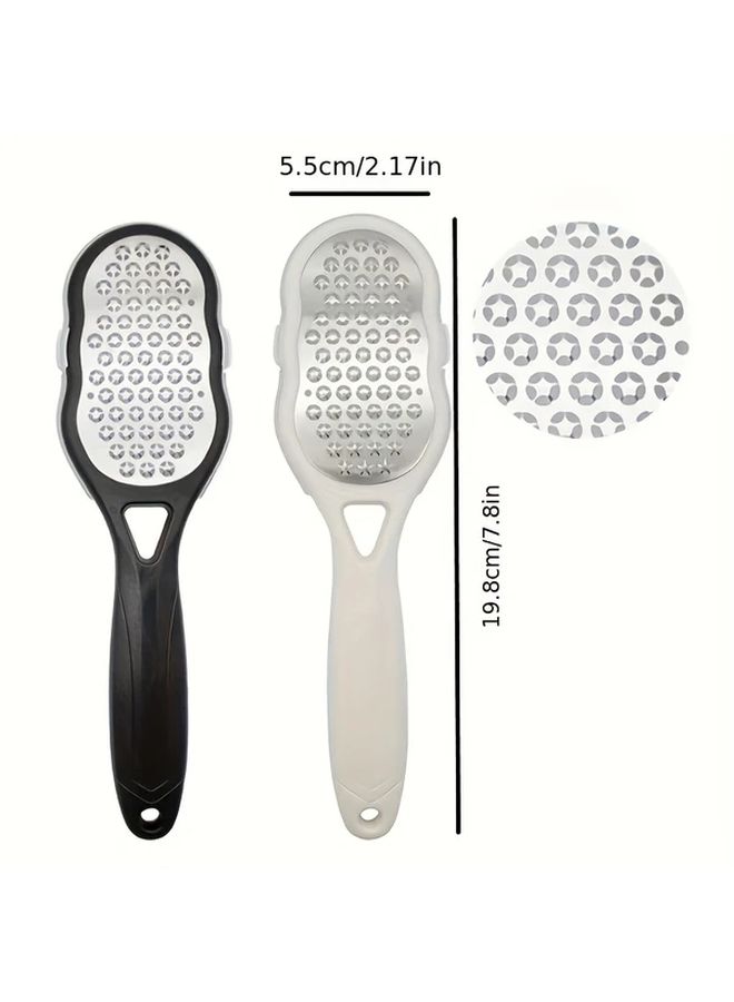 Professional Foot Care Tool Heavy Duty Metal Remover And File For Thick Dead Rough Soles Durable Heel Smoother With Anti Crack Ingrown Toenails Design Ergonomic Handle Pedicure Set For Women Home Nail Salon Spa Use Only Black - Image 4