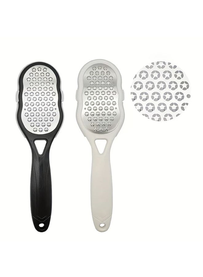 Professional Foot Care Tool Heavy Duty Metal Remover And File For Thick Dead Rough Soles Durable Heel Smoother With Anti Crack Ingrown Toenails Design Ergonomic Handle Pedicure Set For Women Home Nail Salon Spa Use Only Black - Image 2