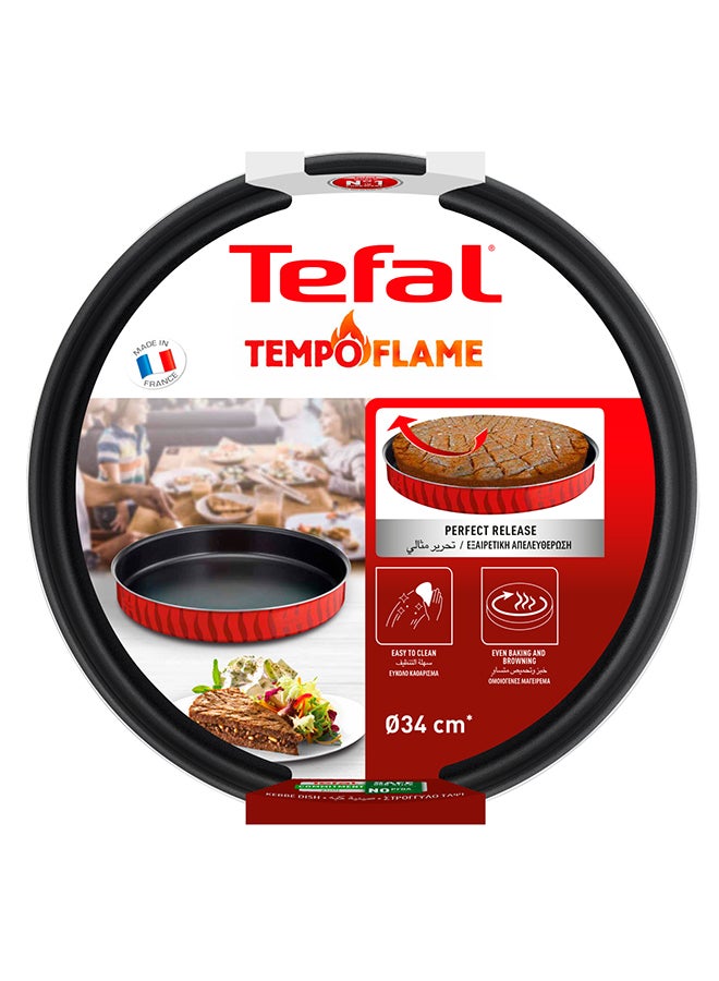 Tefal Les Specialistes Kebbe Non-Stick Coating Aluminum Heat Diffusion Easy Cleaning Red Made In France 34 Cm Red - Image 2