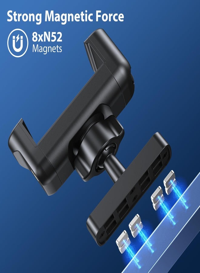 CreaDream Gym Magnetic Phone Holder, Gym Essentials Magnet Phone Mount with 360 Rotation, Portable Workout Accessories for Men and Women, Compatible with 4.7-7" Smartphones - Image 3