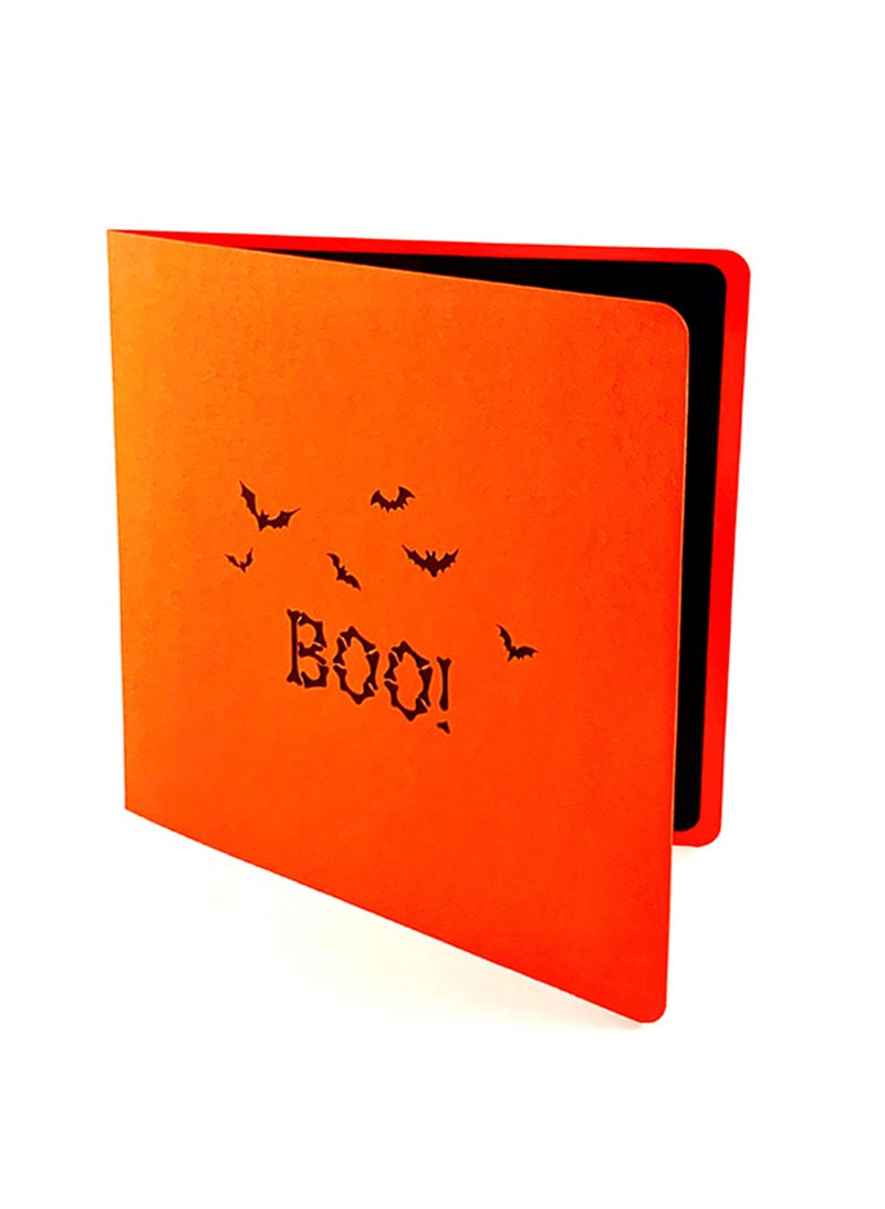 Wow Cards Spooky Black and Orange Halloween Greeting Card - Image 4