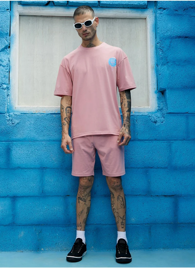 كامبوس سوترا مجموعة Peach Cupid Co-Ord للرجال