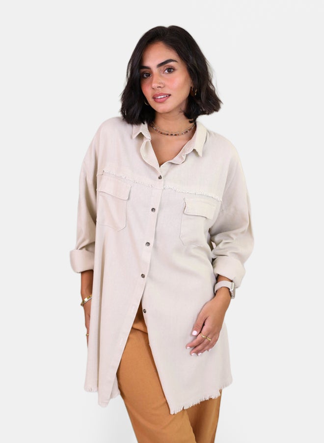 Just for Women Linen Shirt  - Image 1