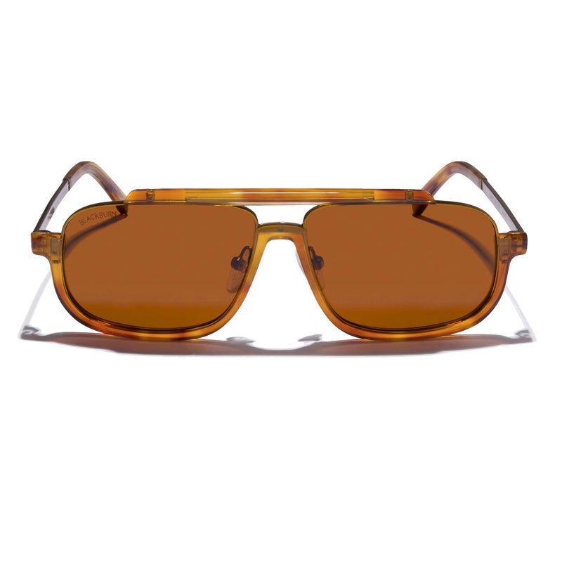 Blackburn Polarized Aviator Sunglasses for Men Women 2025 Handmade Japanese Designer Frame UV400 Protection Orange - Image 2