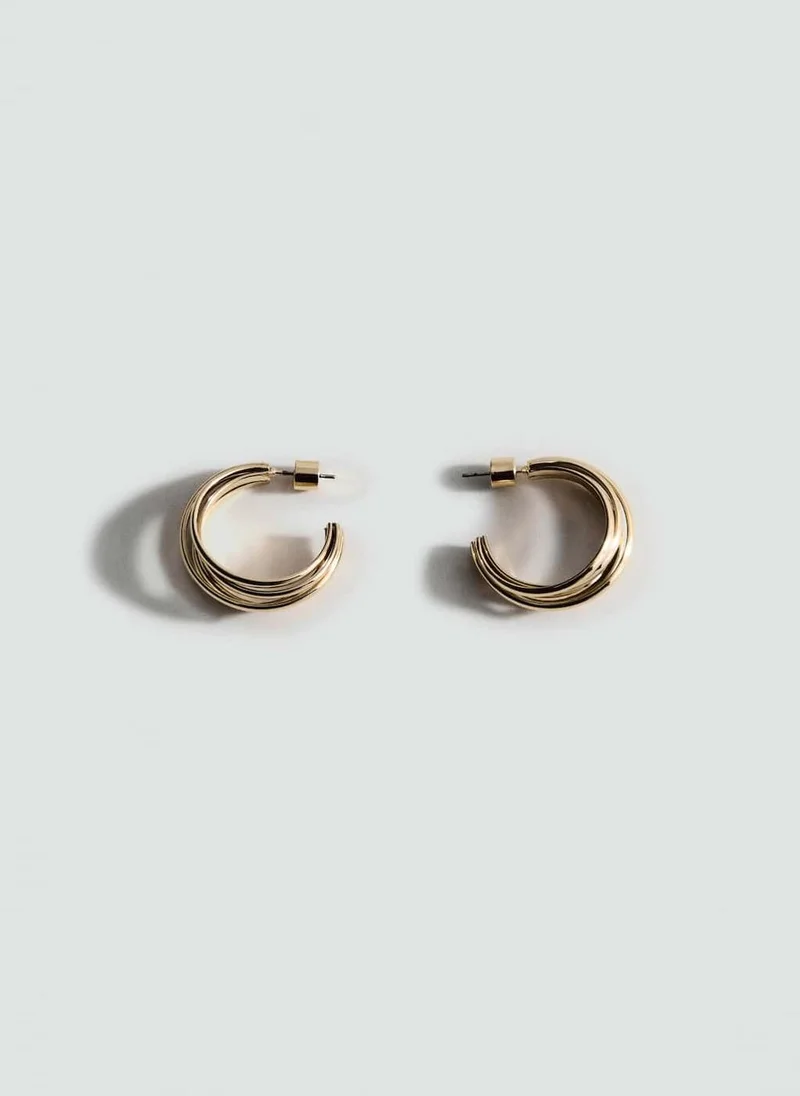 MANGO Jane Hoop Earrings