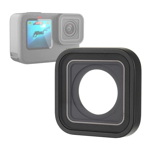 GEPULY Protective Lens Replacement for GoPro Hero 12 11 10 9 Black Camera Waterproof UV Protective Glass Cover Protector Lens Repair Part for Go Pro Accessories Accessory Kit - Image 1