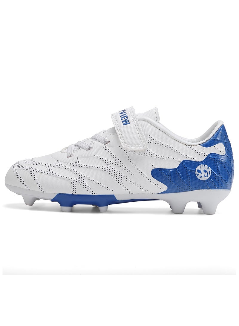 Sky View Kids Firm Ground Soccer Cleats Boys Girls Athletic Soccer Shoes Youth Outdoor Football Cleats Lightweight Breathable FG/AG Baseball Cleats Football Boots Shoes for Kids  - Image 2