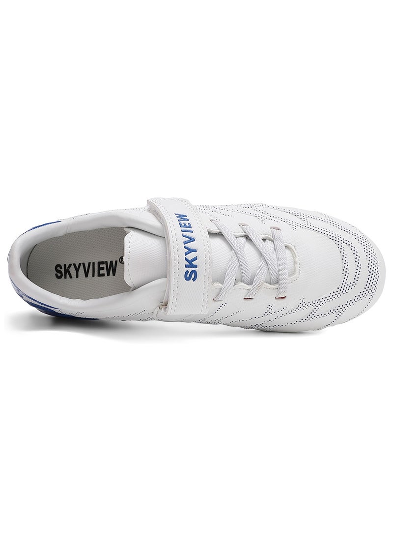 Sky View Kids Firm Ground Soccer Cleats Boys Girls Athletic Soccer Shoes Youth Outdoor Football Cleats Lightweight Breathable FG/AG Baseball Cleats Football Boots Shoes for Kids  - Image 5