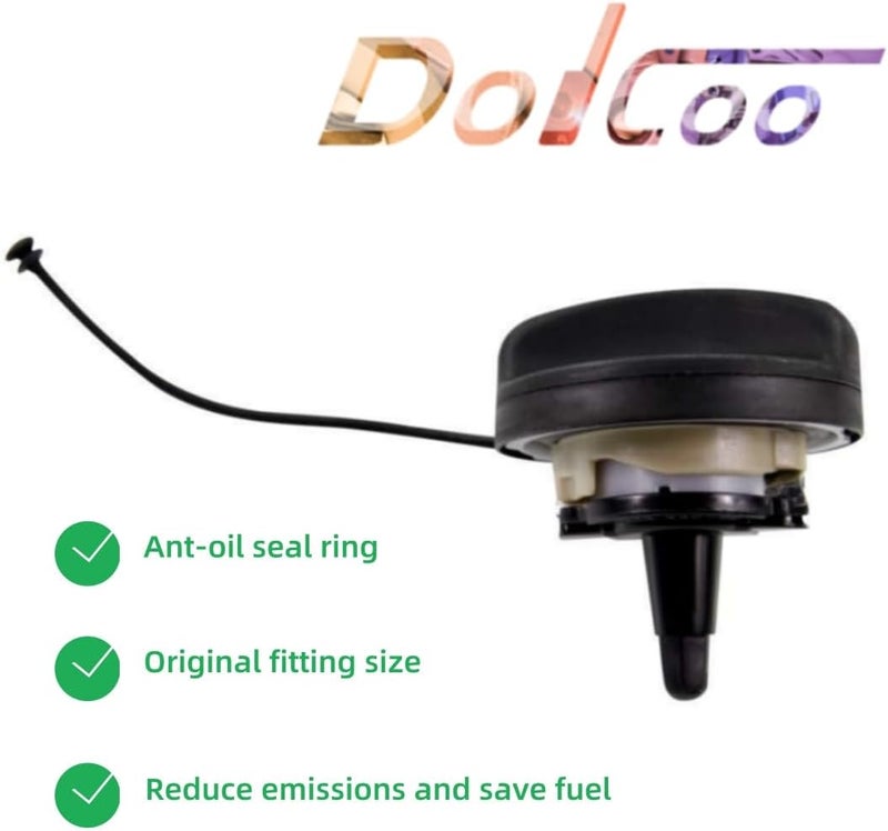 DOICOO 16117222391 10844 31848 Gas Cap Fuel Tank Cap Compatible with Mini Cooper BMW E39 E46 E60 E90 E92-128i 320i 325ci 325i 328i 328xi 330ci 330i 330xi 335i 525i 528i 530i 535i 750i X1 X3 X5 Z4 M3 - Image 4