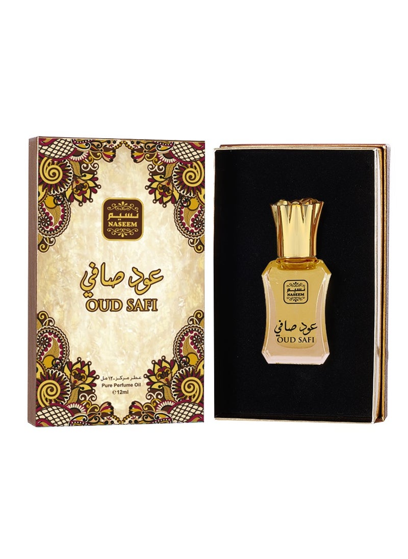 Naseem Musk Safi Perfume Oil 12ml | Premium White Musk Fragrance with Lily of the Valley, Sandalwood & Amber | Long-Lasting Unisex Perfume  - Image 1