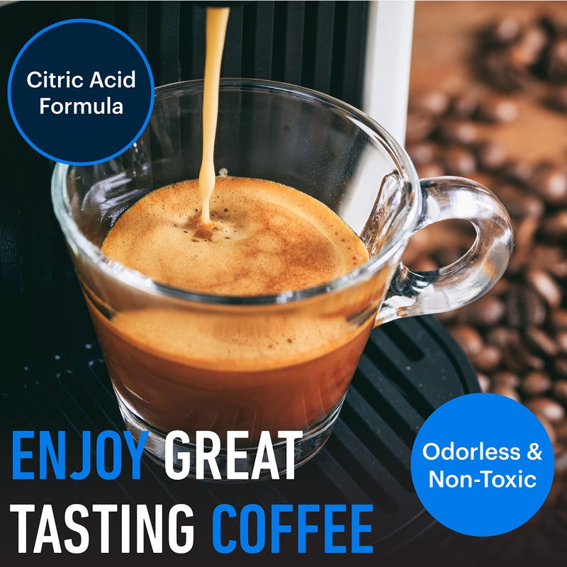 Essential Values Descaling Tablets (12 Count/Up to 12 Uses) for Jura, Miele, Bosch, Tassimo Espresso Machines and Miele Steam Ovens (1 Pack) - Image 4