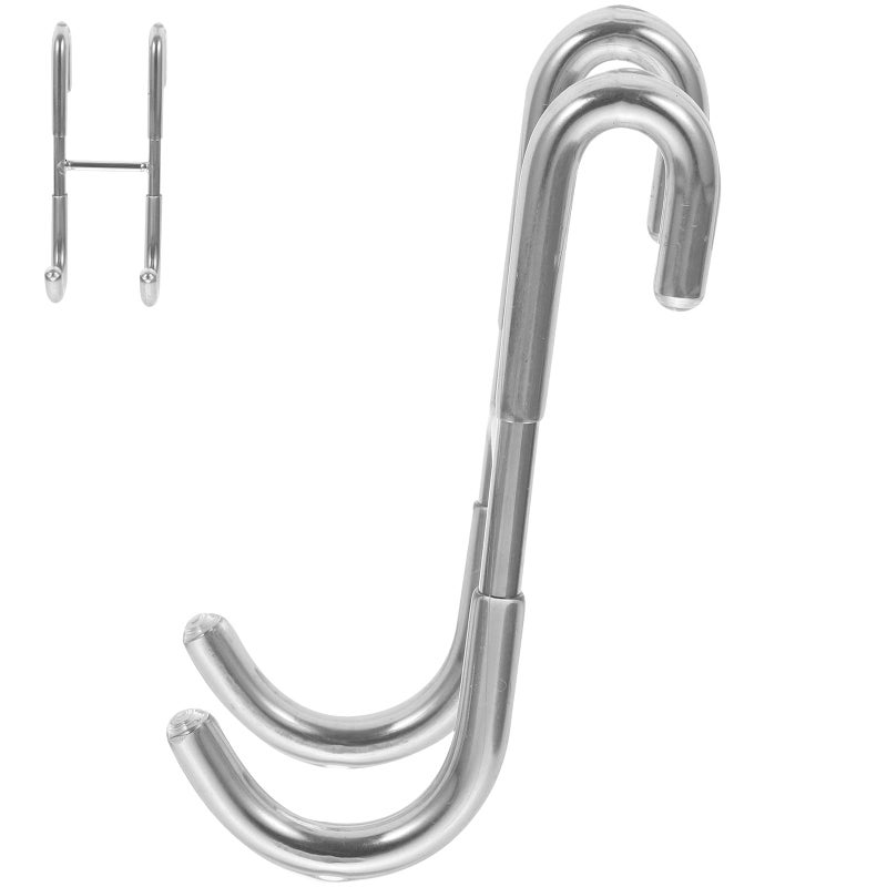 304 Stainless Steel Heavy Duty Over Door Hanging Hook for Shower Towel and Robe - Image 2