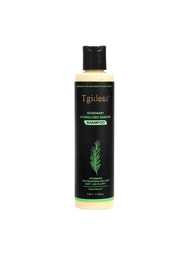 Tgideas Organic Rosemary Hair Growth Shampoo for Women and Men-Natural Thickening & Strengthening Shampoo with Hydrolyzed Keratin for Thinning Hair & Hair Loss 7.4 fl.oz - Image 1
