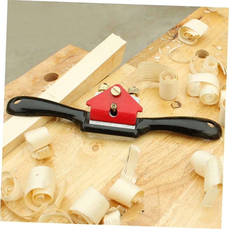 Adjustable Large Woodworking Hand Planer Spokeshave Tool with Blade for Fine and Rough Planing - Image 4