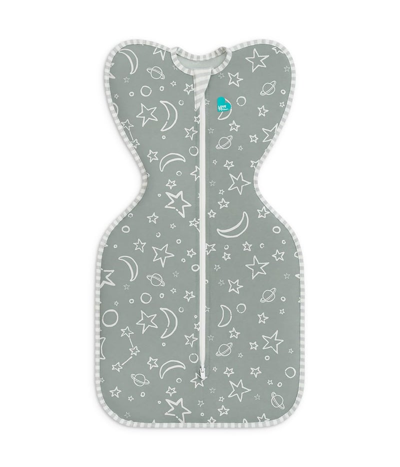 LOVE TO dream Love To Dream Swaddle UP, Baby Sleep Sack, Twin Zipper for Easy Diaper Changes, Arms UP Position, Hip-Healthy, Lightweight & Breathable, Sleeping Bag, Moderates Ideal Temperature, 1-3 M, Olive - Image 1