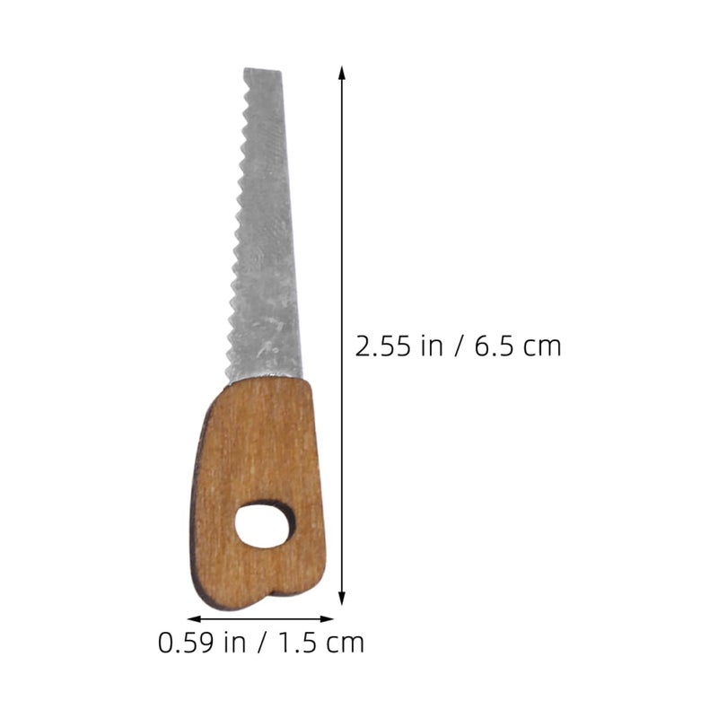 6 Pcs Miniature Gardening Tools Dollhouse Accessories Realistic Landscape Hand Tools - Image 3