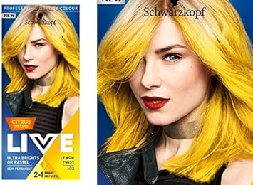 Schwarzkopf Live Semi Permanent Colour Citrus NeonS 107 Lemon Twist - Image 1