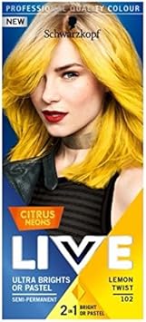 Schwarzkopf Live Semi Permanent Colour Citrus NeonS 107 Lemon Twist - Image 2