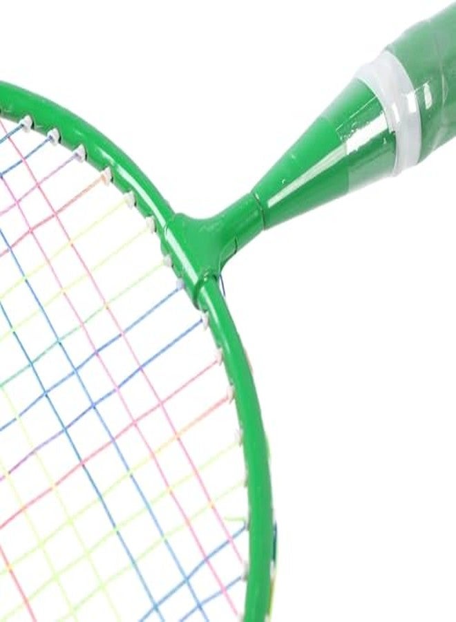 SPOCCO | Kids Badminton Set, 2 Rackets, 3 Shuttlecocks & Backpack | Nylon Alloy Badminton Racket for Kids - Baby Badminton Aluminum Toy Set for Children with Shuttlecocks and Backpack | RS-137 - Image 3