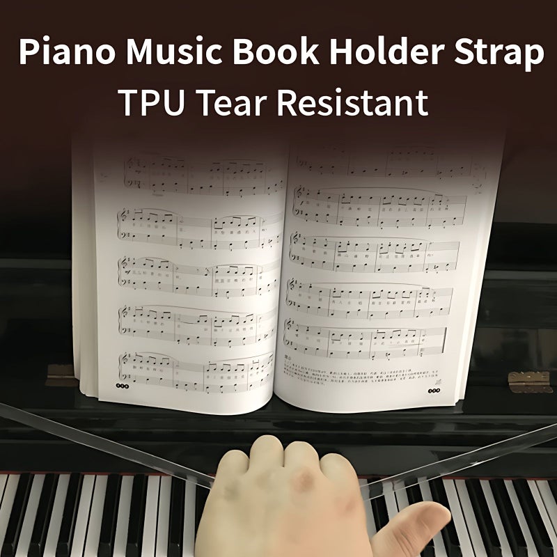 Piano Music Page Strap 0.78in Wide Flexible Easy to Use Almost Unnoticeable - Image 2