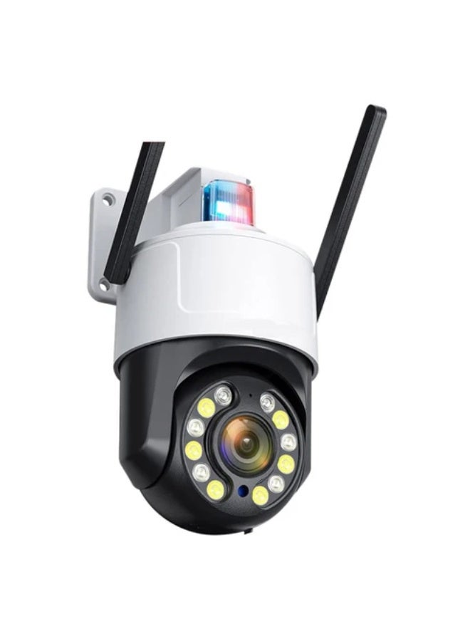 كروني آلات الكرة كروني 4G 10x كاميرا ذكية عالية الدقة واي فاي آلات الكرة كاميرا زووم بصري عالية الدقة 1080 بكسل 5 ميجابكسل CCTV Ptz كاميرا IP، كاميرا مراقبة IP سلكية مع كشف بشري، تتبع تلقائي، رؤية ليلية ملونة بكشاف ضوئي، كاميرا خارجية - Image 2