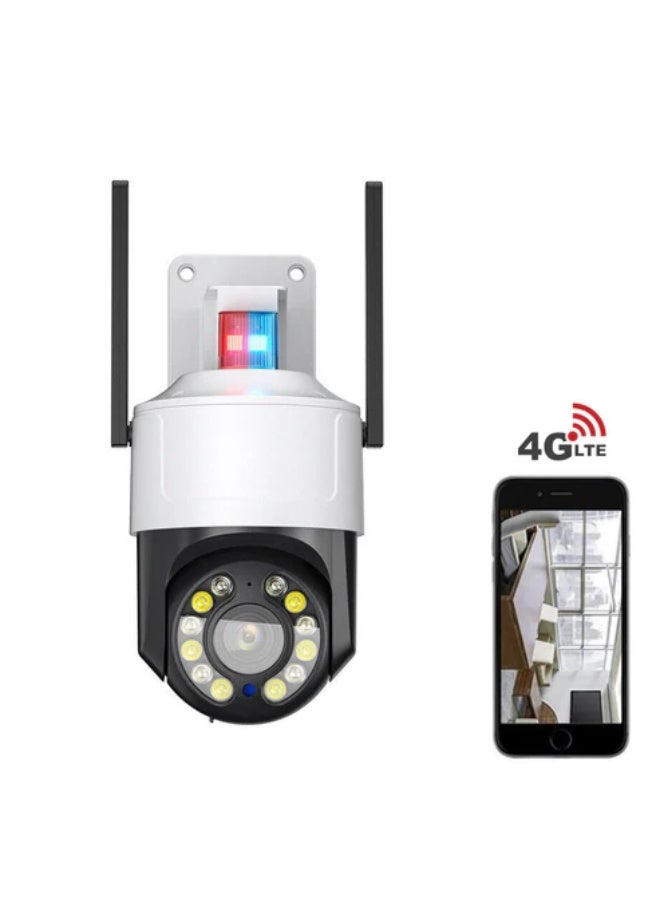 كروني آلات الكرة كروني 4G 10x كاميرا ذكية عالية الدقة واي فاي آلات الكرة كاميرا زووم بصري عالية الدقة 1080 بكسل 5 ميجابكسل CCTV Ptz كاميرا IP، كاميرا مراقبة IP سلكية مع كشف بشري، تتبع تلقائي، رؤية ليلية ملونة بكشاف ضوئي، كاميرا خارجية - Image 1