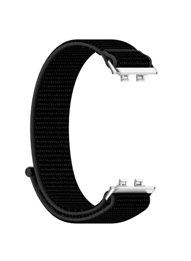 Smart Watch 3 Packs Suitable for Huawei Band 11/ Huawei Band 11 Pro Velcro Nylon Loop Strap, Nylon Watchband Replacement Bracelet - Image 2