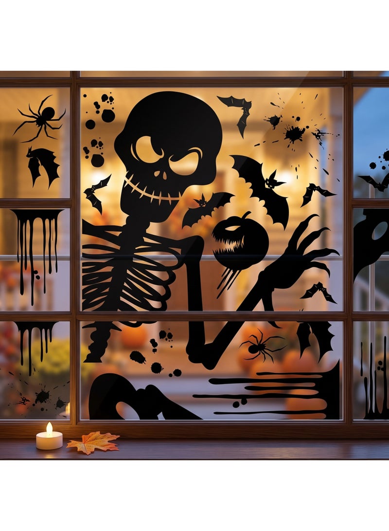 Brain Giggles Window Skeleton Sticker for Home Decoration - Image 4