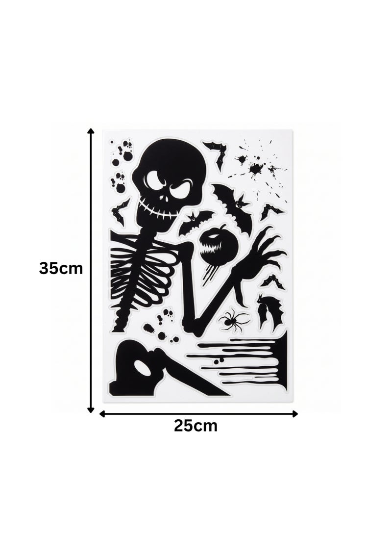 Brain Giggles Window Skeleton Sticker for Home Decoration - Image 2