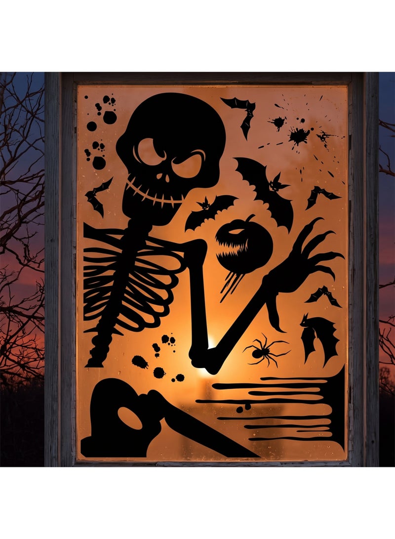 Brain Giggles Window Skeleton Sticker for Home Decoration - Image 3