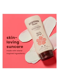 Hawaiian Tropic Hawaiian Tropic Sheer Touch Ultra Radiance Lotion Sunscreen SPF 30, 8oz | Hawaiian Tropic Sunscreen SPF 30, Sunblock, Broad Spectrum Sunscreen, Oxybenzone Free Sunscreen, Body Sunscreen, 8oz  - Image 4
