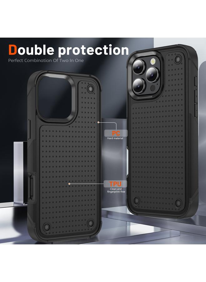 اس-توب جراب لهاتف iPhone 16 Pro Max مصنوع من مادة PC + TPU وغطاء حماية مقاوم للصدمات - Image 3